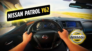 NISSAN PATROL Y62 56L V8 POV TOP SPEED TEST DRIVE AUTOBAHN [upl. by Taffy]