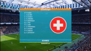 Schottland  Schweiz Highlights  EM 2024 Prognose Gruppe A PES 2020 4K PS5 [upl. by Yelime]