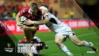 Guinness PRO14 Round 9 Highlights Scarlets v Ulster Rugby [upl. by Sucirdor]