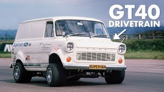 Ford Transit Van With A GT40 Engine History Of The Supervans  Carfection [upl. by Ainsworth]