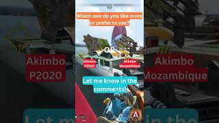 Apex legends Akimbo P2020 vs Akimbo Mozambique apexlegends apex [upl. by Darce732]