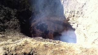 Sounds of outgassing from the lava lake of Villarrica volcano Chile [upl. by Quigley]