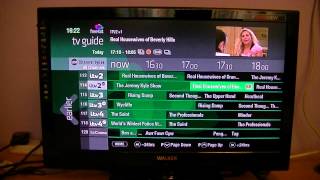 Humax HDR 1000S Freesat Box  Series Link amp EPG Recording [upl. by Garibold350]