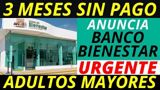 Banco del Bienestar suspenderá PAGOS por tres meses en la Pensión 😱 [upl. by Ylram]