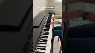 Etienne Steven  Savage Love • The Voice Australia Blind Audition whitekeysonly piano [upl. by Belter]