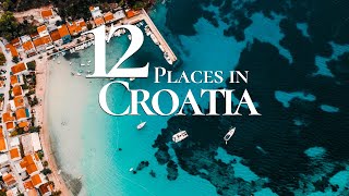 12 Most Beautiful Places to Visit in Croatia 2024 🇭🇷  Top Croatia Beaches [upl. by Araik]