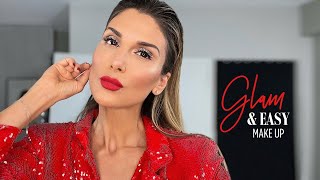 Glam and easy make up  Roula Stamatopoulou [upl. by Gamber]