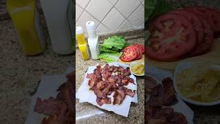 bacon sandwich سندويش بيكن breakfastideas breakfast bacon [upl. by Niriam201]