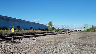 Amtrak Maple Leaf with heritage unit 130 [upl. by Vernon685]