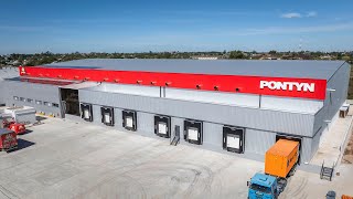 Nuevo centro de distribución PONTYN SA en colaboración con CORIN SA [upl. by Quirita]