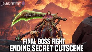 DARKSIDERS 3 Envy Final Boss Fight  Secret Cutscene  Post Credits Cutscene [upl. by Deron313]