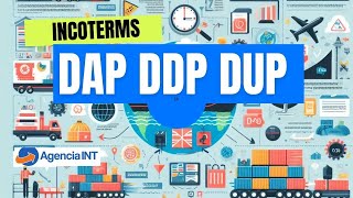 Qué son los Incoterms DAP DUP y DDP y sus diferencias [upl. by Sharai181]