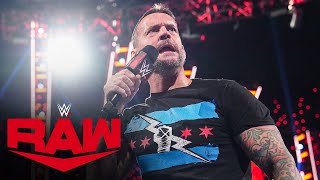 FULL SEGMENT – CM Punk returns to Raw for the first time in nearly 10 years Raw Nov 27 2023 [upl. by Elleirda689]