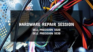 A repair session for the Dell Precision 5520 and 5530 [upl. by Yoccm]