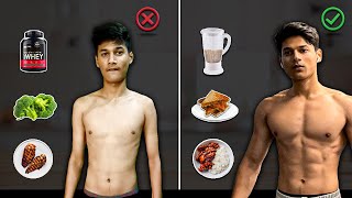 5 Diet Tips For Skinny Guys  How to Bulk Up Fast  My Complete Guide [upl. by Dyke]