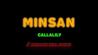 Callalily  Minsan Karaoke Real Sound [upl. by Ahker]