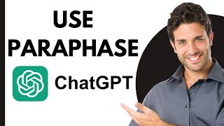 How to paraphrase in Chat GPT How to use paraphrase for ChatGPT [upl. by Shantee]