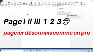 comment paginer différemment un même document word [upl. by Pepillo]