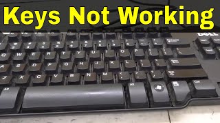 How To Fix quotKeyboard keysquot not working on Windows 10  Keyboard Not Working [upl. by Knighton]