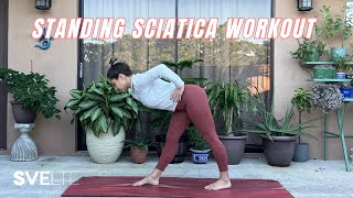 Best Standing Sciatica Stretches [upl. by Ayel498]