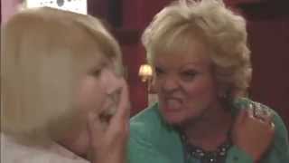 EastEnders  Elaine Peacock Slaps Babe Smith 8th October 2015 [upl. by Birdie]