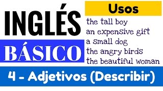 Adjetivos en inglés pronunciación y significado para describir personas y cosas  Lección 4 de 15 [upl. by Kcirdef249]