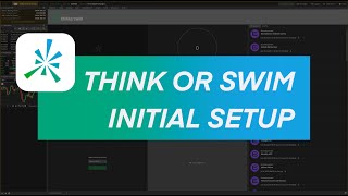 Thinkorswim Tutorial  Initial Setup  FIRST THINGS YOU SHOULD DO [upl. by Jordain]