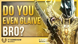 Destiny 2 You HAVE TO TRY the best PvP Glaive build in Destiny 2 [upl. by Brina]