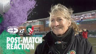 Match Reaction  Giselle Mather  Leicester Tigers [upl. by Ettenor632]