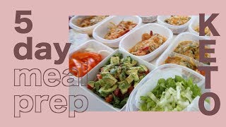 Keto Meal Prep 12001300 caloriesday [upl. by Ailahtan]