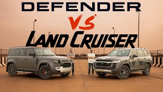 LAND CRUISER GR VS DEFENDER  هل يتغلب اللاند الياباني ام اللاند البريطاني [upl. by Yaffit515]