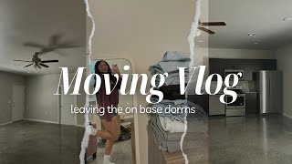 moving vlog  leaving on base dorms at cannon afb [upl. by Filipe]