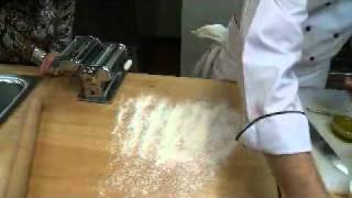 How to make basic pasta dough Look Whats Cookin Culinary Institute of Virginia [upl. by Strenta609]