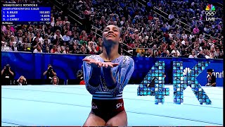 Hezly RIVERA🇺🇸Floor 2024 US WAG Olympic Team Trials D2 NBC4K [upl. by Deevan]