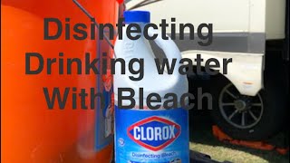 Disinfecting Drinking Water With Bleach [upl. by Fairman408]