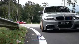 BMW E90 M sport in action at Kuala Klawang [upl. by Cruce]