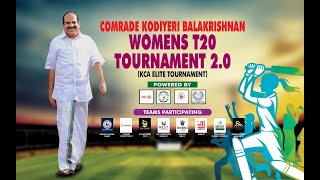 Cloudberry Tellicherry Vs Jasmin CC  Comrade Kodiyeri Balakrishna Women T20 Tournament 20 [upl. by Margie]