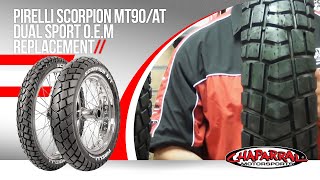 Pirelli Scorpion MT90AT Dual Sport OEM Replacement [upl. by Neelhsa]