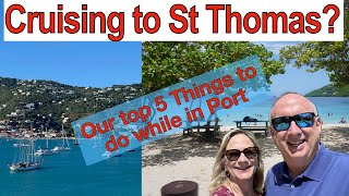 St Thomas Virgin Island Cruise Port  The Top 5 things to do in St Thomas on a shore excursion [upl. by Nosoj596]