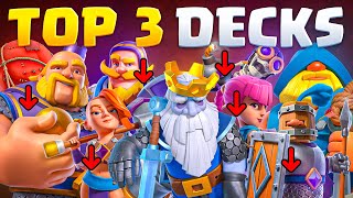 TOP 3 BEST DECKS AFTER THE NEW UPDATE 🏆 [upl. by Pan]