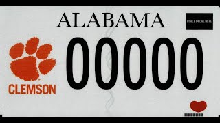 18 new proposed car tags for Alabama [upl. by Anauqaj]