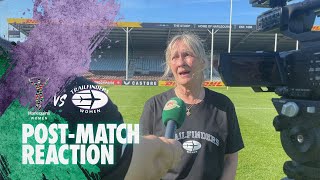 Match Reaction  Giselle Mather  Harlequins [upl. by Mis208]