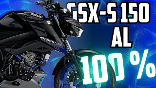 Suzuki 150 GSXS 💙Review y análisis con ABS❌2 [upl. by Bozuwa]