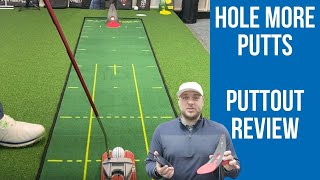 PUTTOUT REVIEW 2021  PRESSURE PUTT TRAINER amp COMPACT MIRROR [upl. by Woods]