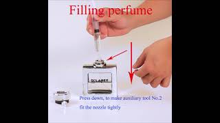 MUB Perfume Refill Pump Tools Perfume Dispenser Pump Extraction and Injection Adapter Tools [upl. by Sivra525]