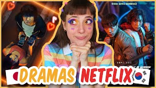 5 DRAMAS CORÉENS  JAPONAIS À VOIR SUR NETFLIX [upl. by Anirahtak535]