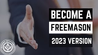 How To Become A Freemason 2023 Version [upl. by Melar]