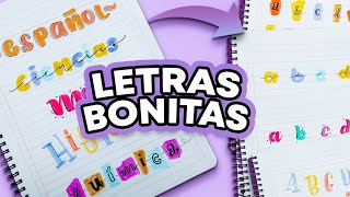 5 TIPOS DE LETRAS para TÍTULOS Y APUNTES BONITOS😍 Barbs Arenas Art [upl. by Enileuqcaj]