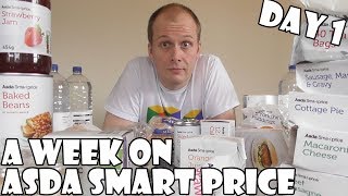 A Week On Asda Smart Price DAY 1 [upl. by Litt]