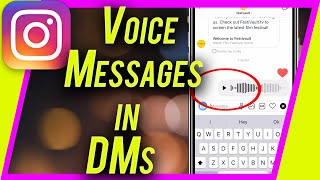 How to Use Instagram Voice Messages in DM [upl. by Dez970]